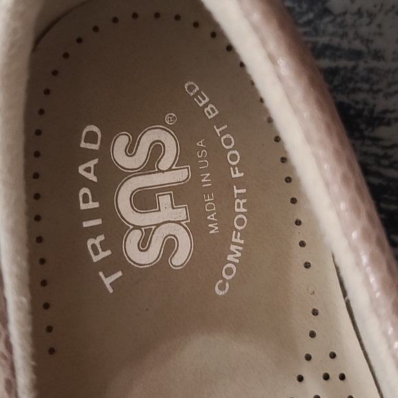 SAS Tripad Comfort Footbed Womens Slip-on Loafers Shoes Tan Wedge Size 8N EUC - Picture 10 of 12